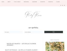 Tablet Screenshot of flirtyfleurs.com